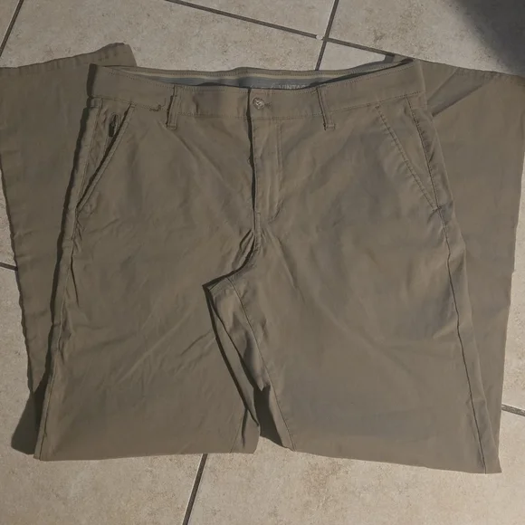 Men's Casual Straight-Leg Chino Pants - Brown - Picture 2 of 12